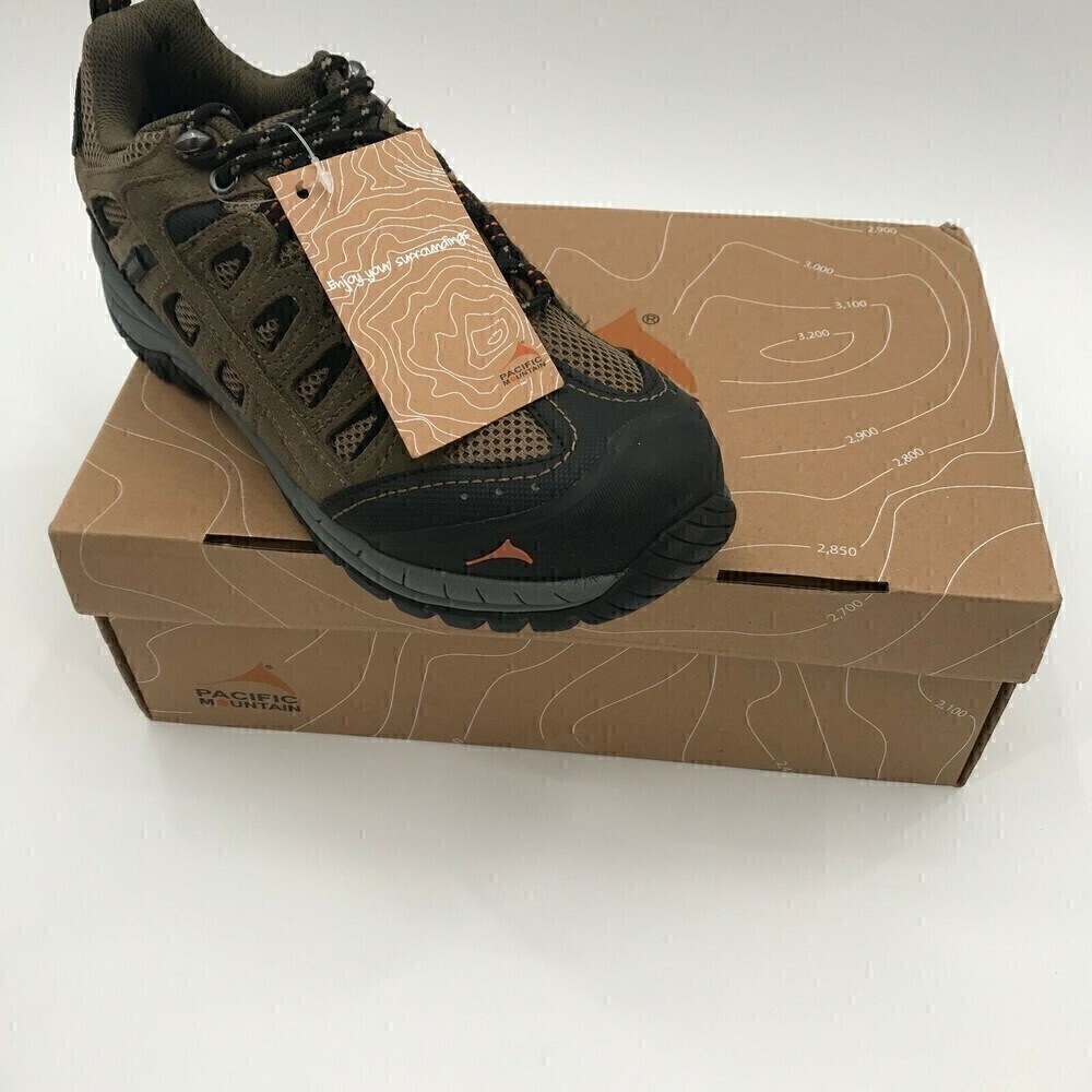 Pacific Mountain Mens Sanford LO Cub Apricot Orange Athletic Shoes Size 9